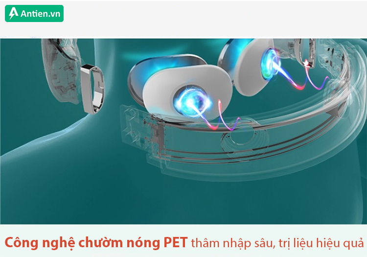 Thâm nhập sâu vào vùng cơ nhức mỏi với công nghệ làm nóng nhanh PET