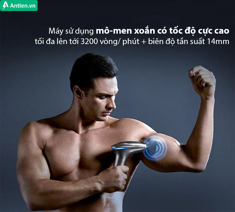 Động cơ không chổi than mô-men xoắn có tốc độ cực cao cho phép tác động sâu làm dịu cơn đau