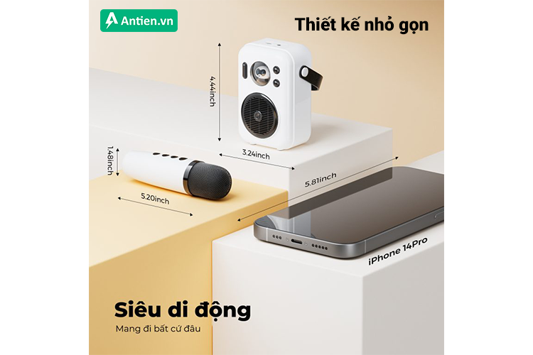 Thiết kế nhỏ gọn của Hi Sing giúp dễ dàng mang theo bên mình
