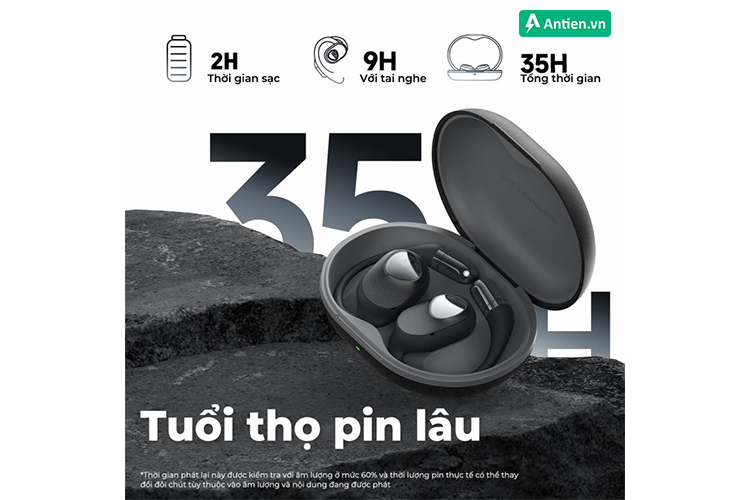 Pin siêu trâu cho trải nghiệm âm nhạc trọn vẹn