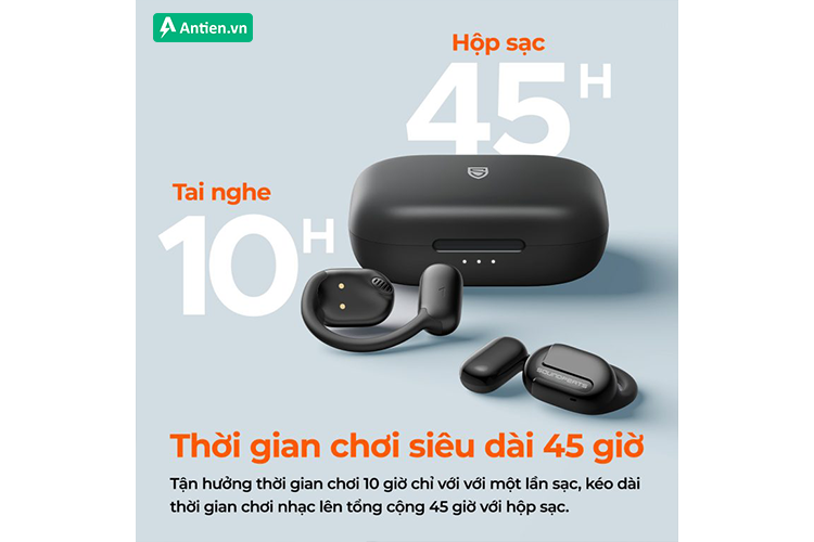 Thời gian sử dụng lâu dài cho trải nghiệm nghe nhạc trọn vẹn