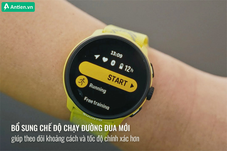 Hỗ trợ đa môn thể thao, đặc biệt là sự xuất hiện của các chế độ chạy bộ mới