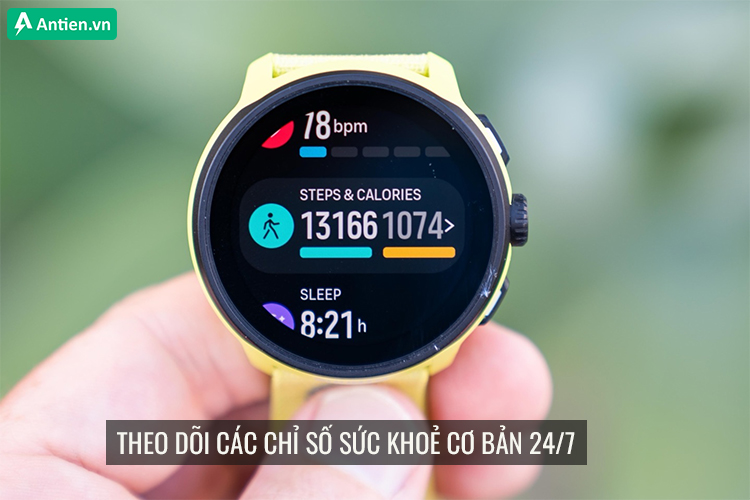 Suunto Run theo dõi các chỉ số sức khoẻ toàn diện