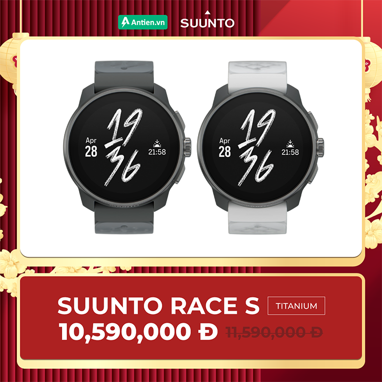 Đồng hồ thể thao cao cấp Suunto Race S - Viền Titanium giá chỉ còn 10.590.000đ