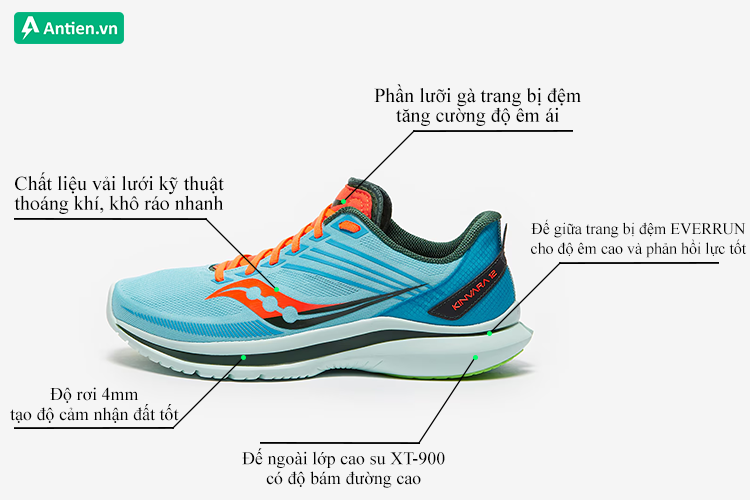 Thôi tin giày Saucony Kinvara 12