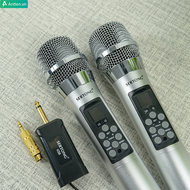 K58 là loại mic không dây hiện đại với dải tần rộng, chuyên dụng cho loa kéo