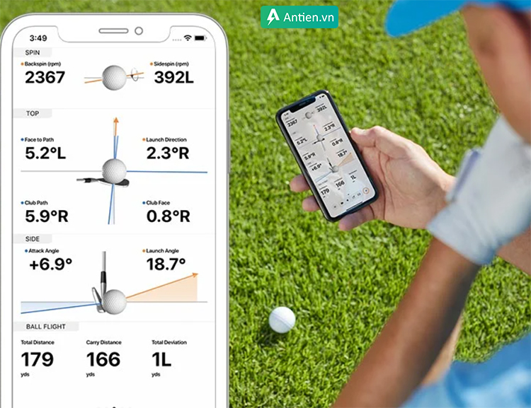 Theo dõi các chỉ số bóng và đầu gậy để cải thiện từng cú đánh chính xác hơn