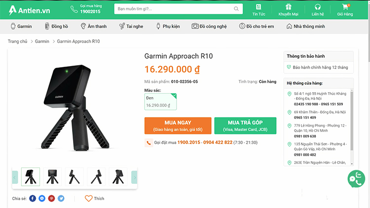 R10 được bán với mức giá rẻ hấp dẫn tại Antien.vn