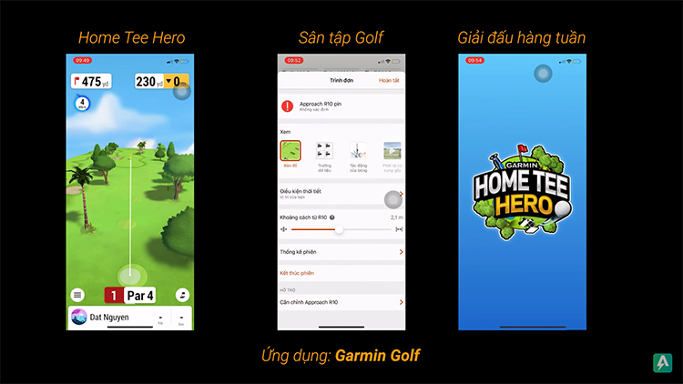 Approach kết nối linh động với nhiều hệ sinh thái trên ứng dụng Garmin Golf