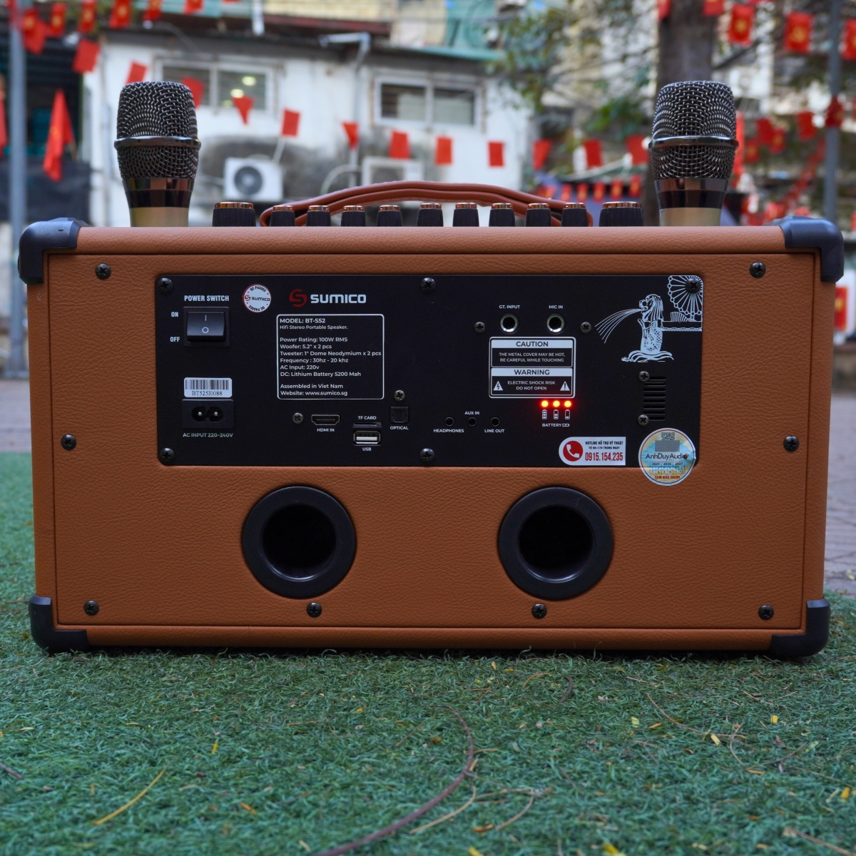 loa Sumico BT-S52 cso nhiều cổng kết nối