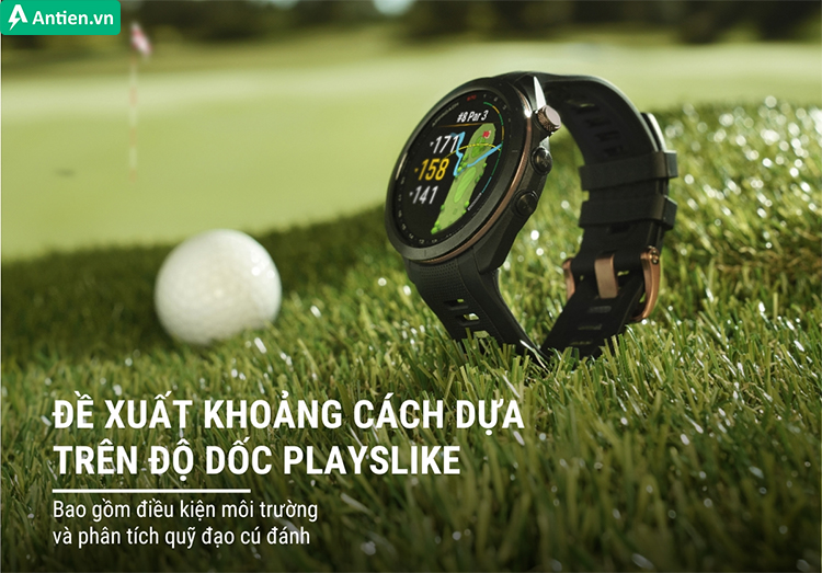 Biết được khoảng cách mỗi cú đánh dựa trên độ dốc Playslike