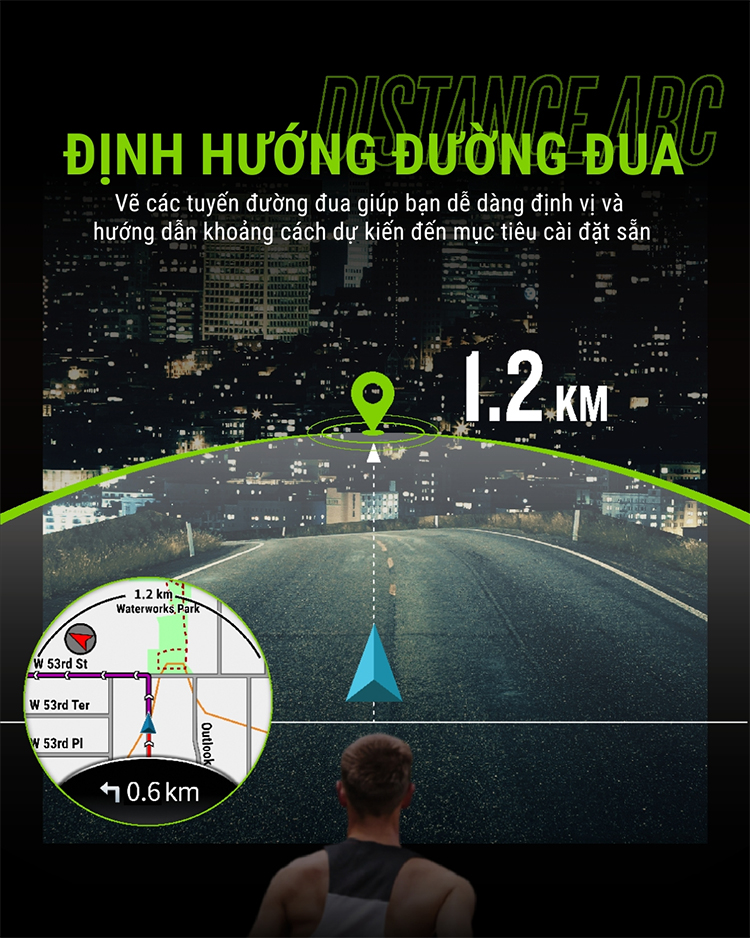 Garmin Forerunner cho khả năng định vị chính xác với hệ thống GPS tiên tiến