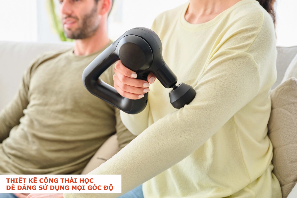 Theragun Prime thiết kế công thái học