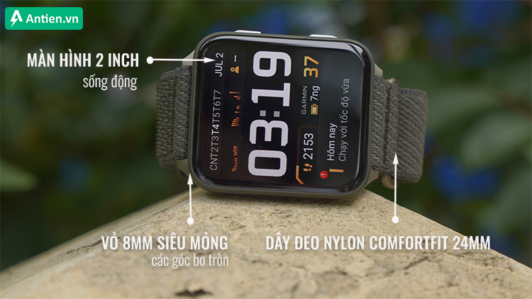 Venu X1 là đồng hồ thông minh kiểu dáng đẹp tạo nên xu hướng với vỏ siêu mỏng cùng màn hình lớn nhất