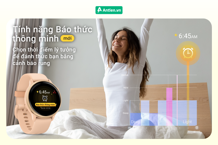 Thức dậy với cảm giác sảng khoái hơn với tính năng báo thức đánh thức thông minh mới