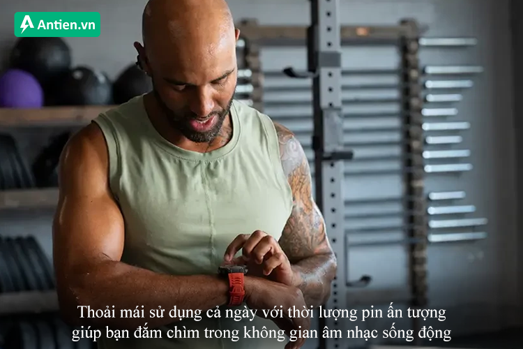 Thoải mái sử dụng cả ngày với thời lượng pin ấn tượng