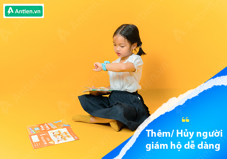 Tính năng thêm người giám hộ giúp cha mẹ luôn theo sát con ngay cả khi có việc bận