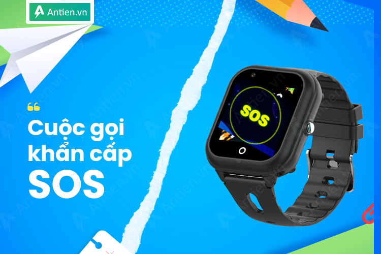 Trẻ nhanh chóng liên hệ với cha mẹ qua nút bấm cuộc khẩn SOS mà không cần truy cập danh bạ