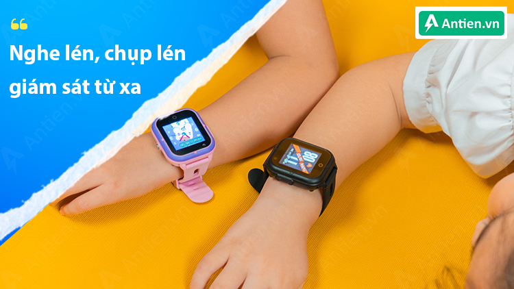 Tính năng nghe lén, chụp lén giúp cha mẹ giám sát từ xa mà trẻ không hay biết