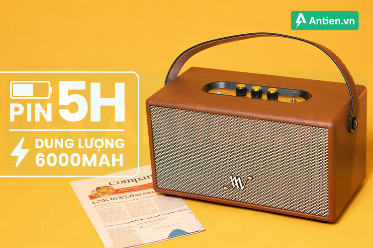 Thỏa sức bung xõa cả ngày dài với lượng pin tới 5h, sạc nhanh 2h