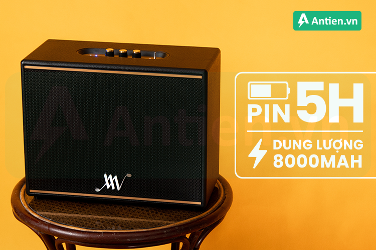 Thỏa sức bung xõa cả ngày dài với thời lượng pin tới 5h