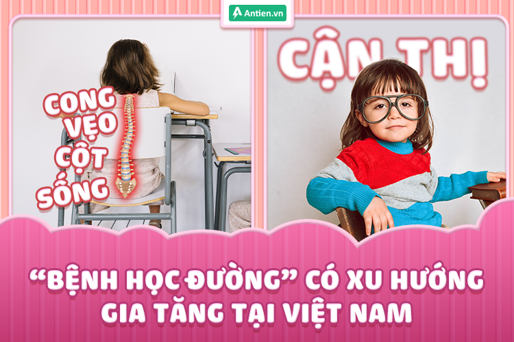 Bệnh học đường có xu hướng gia tăng mạnh mẽ tại Việt Nam