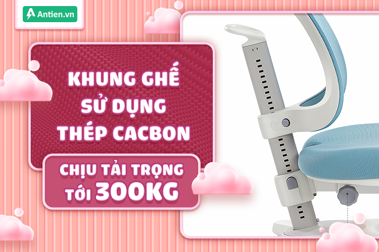 Nên chọn khung ghế làm từ cacbon cho độ bền và khả năng chịu lực cao