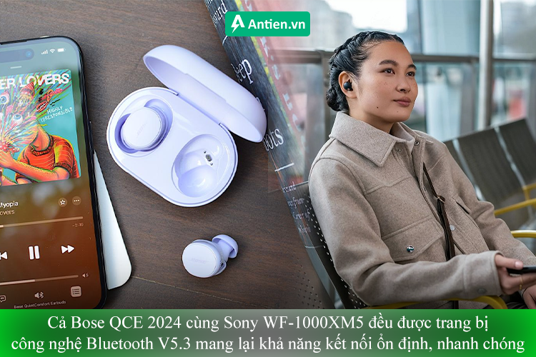 Trang bị công nghệ Bluetooth V5.3 với khả năng kết nối nhanh chóng và ổn định
