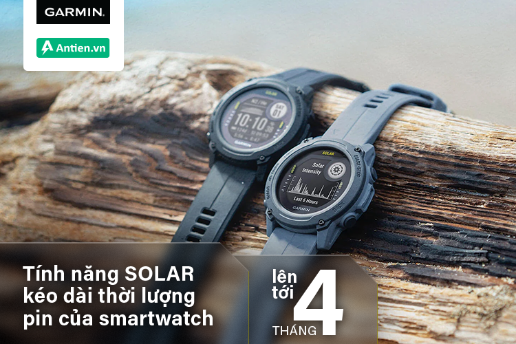 Khi được sạc với năng lượng mặt trời, G1 Solar đem tới thời lượng pin tới 4 tháng