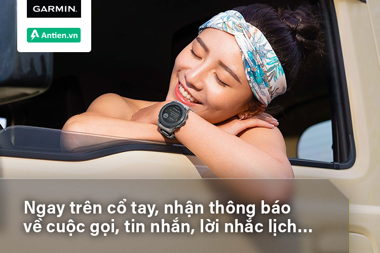 Nhận các thông báo thông minh: tin nhắn, cuộc gọi... ngay trên cổ tay
