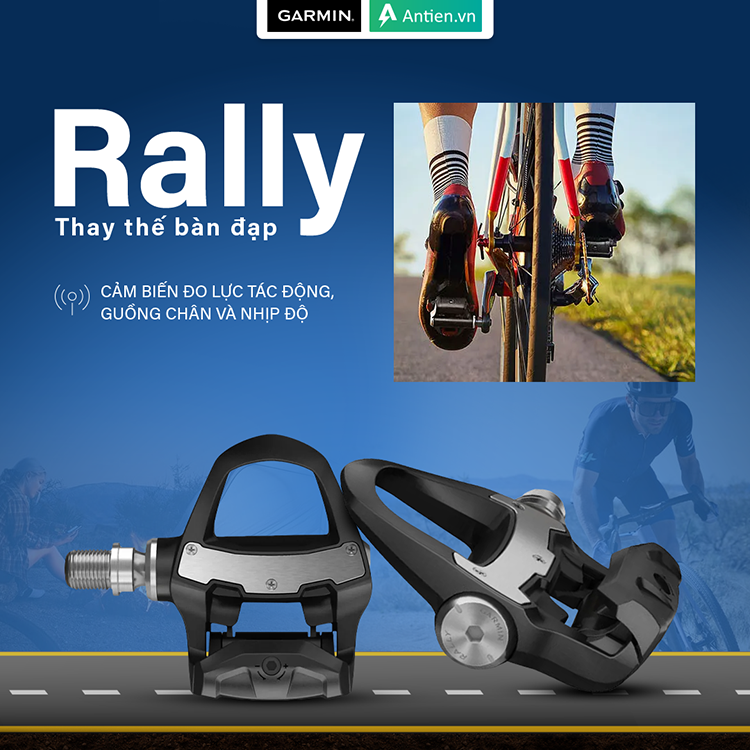 Cảm biến được đặt ngay tại bàn đạp, cung cấp các dữ liệu đáng tin cậy.