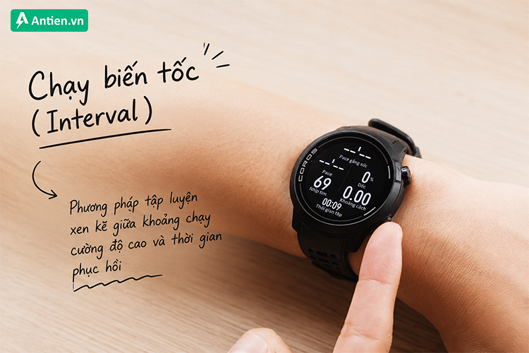 Bài tập Interval giúp runner duy trì các đoạn chạy cường độ cao tốt hơn