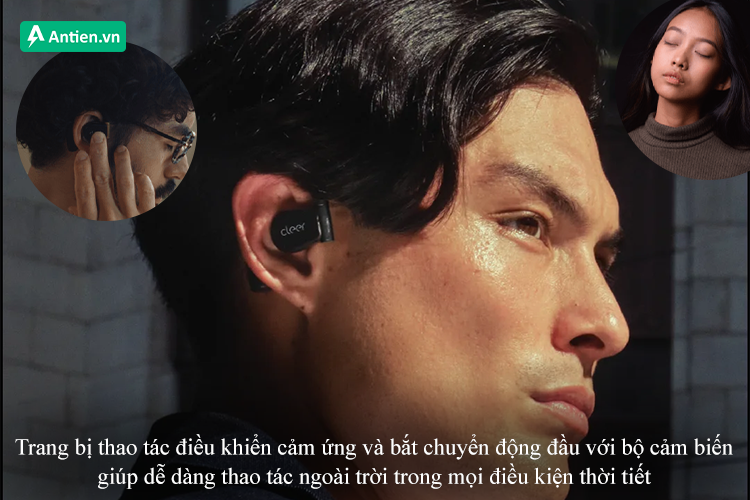 Điều khiển dễ dàng trong mọi thời tiết với thao tác cảm ứng và bắt chuyển động đầu