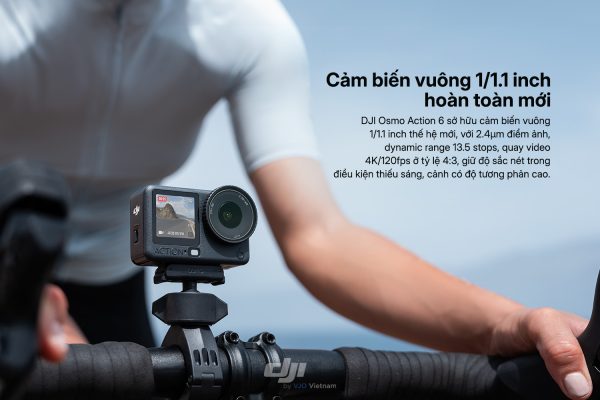 DJI Osmo Action 6 sở hữu chất lượng hình ảnh chuẩn flagship