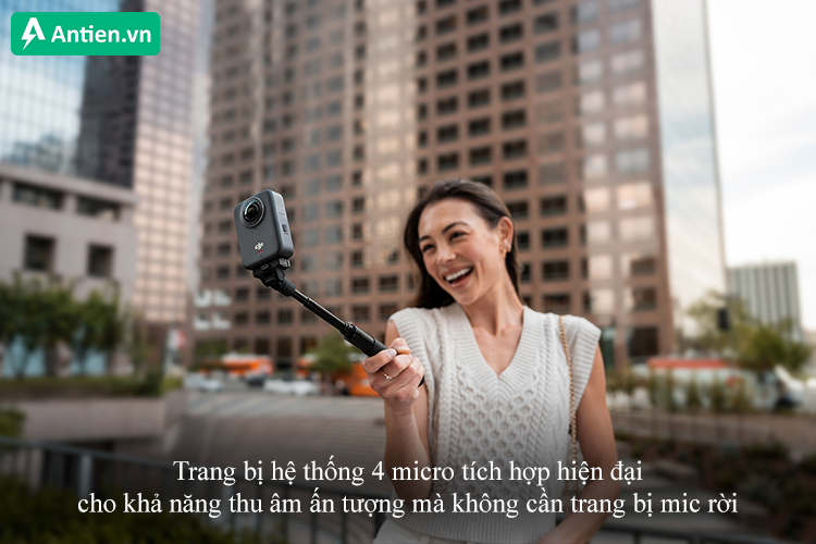 Ghi âm mượt mà với hệ thống mico hiện đại