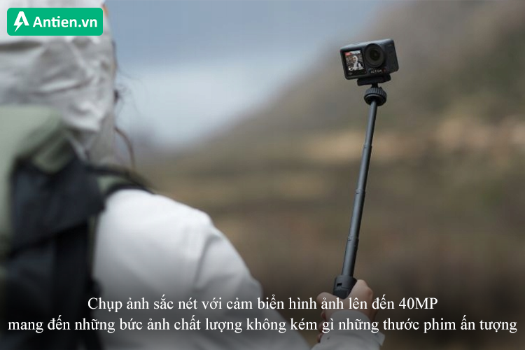 Chụp ảnh sắc nét với cảm biến hình ảnh lên đến 40MP