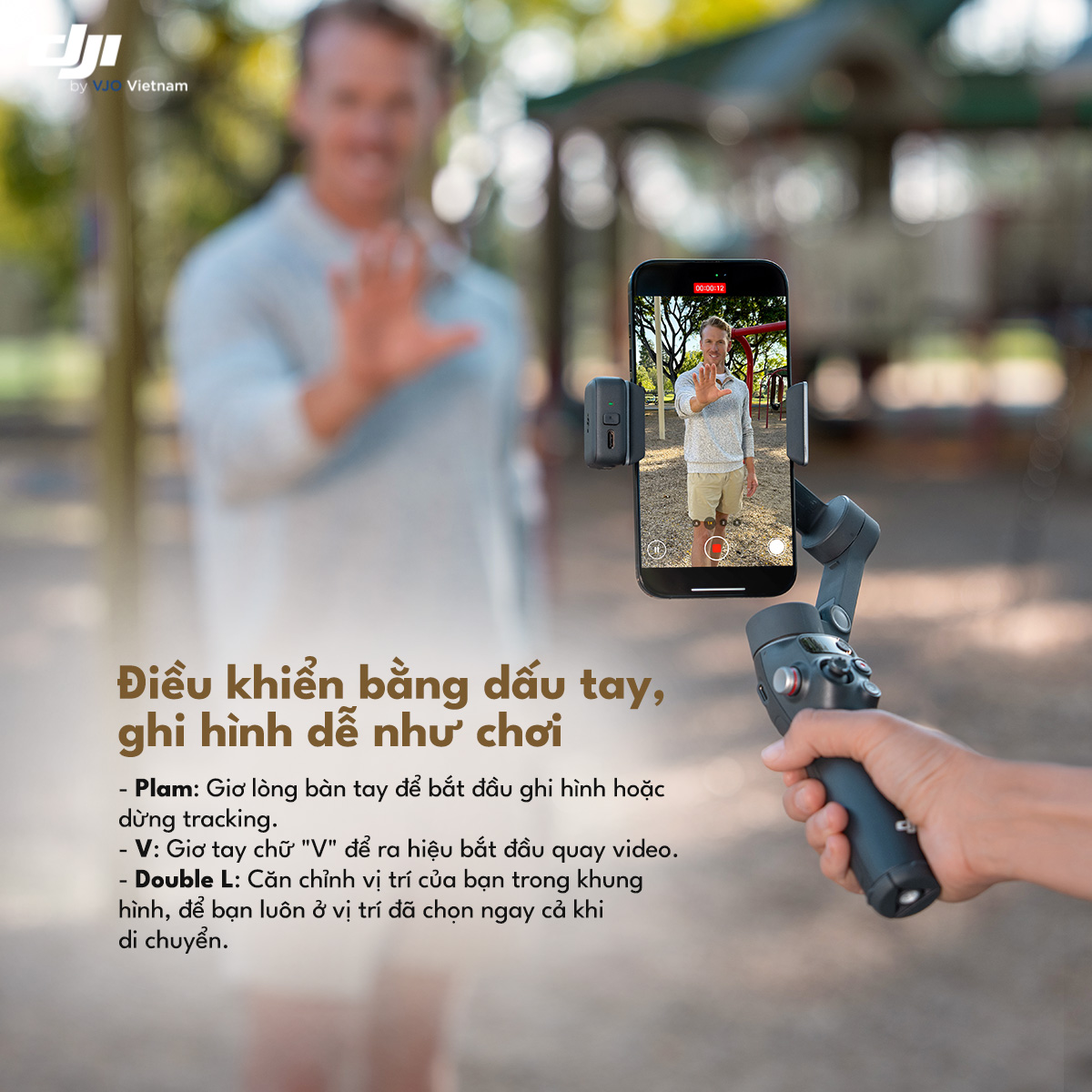 Mô-đun đa năng của DJI Osmo Mobile 8 hỗ trợ quay video toàn diện