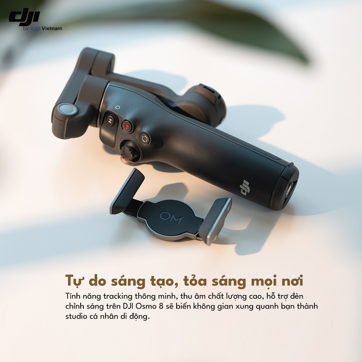 DJI Osmo Mobile 8 mang đến khả năng sáng tạo nội dung linh hoạt
