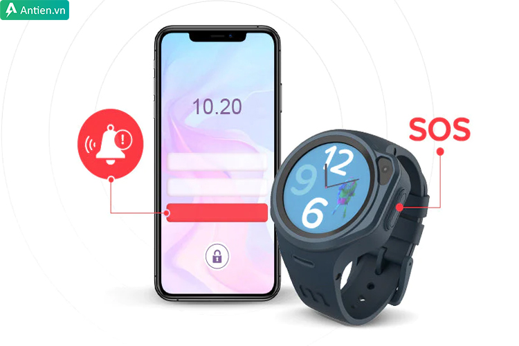 Cần tới sự trợ giúp của cha mẹ chỉ bằng 1 chạm SOS