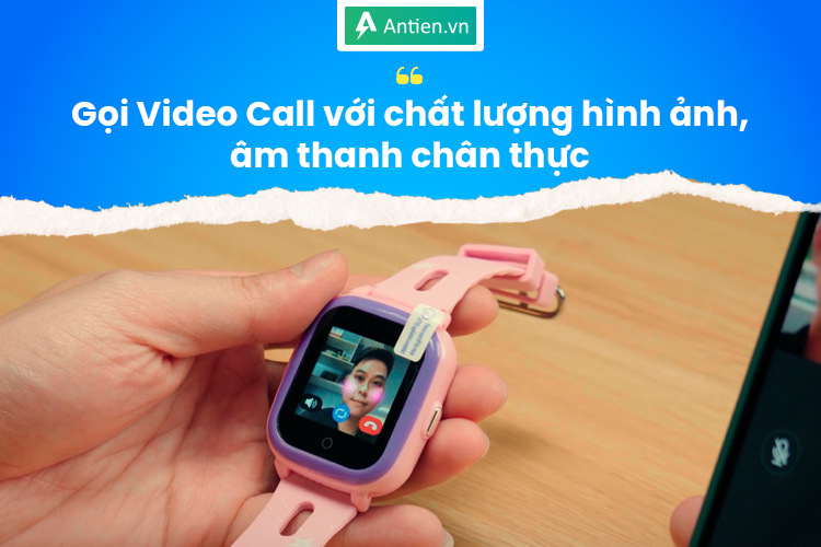 Đồng hồ định vị cho trẻ Wonlex CT10 hỗ trợ gọi video call sắc nét