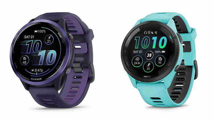 Bức ảnh rò rỉ thể hiện Forerunner 570 (bên trái) bên cạnh Forerunner 265 (bên phải)