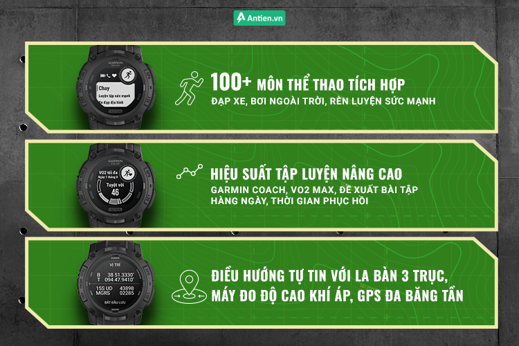 Instinct 3 Tactical thể thao