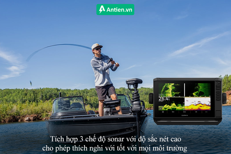 Hỗ trợ đến 3 chế độ sonar cho khả năng thích nghi vượt trội