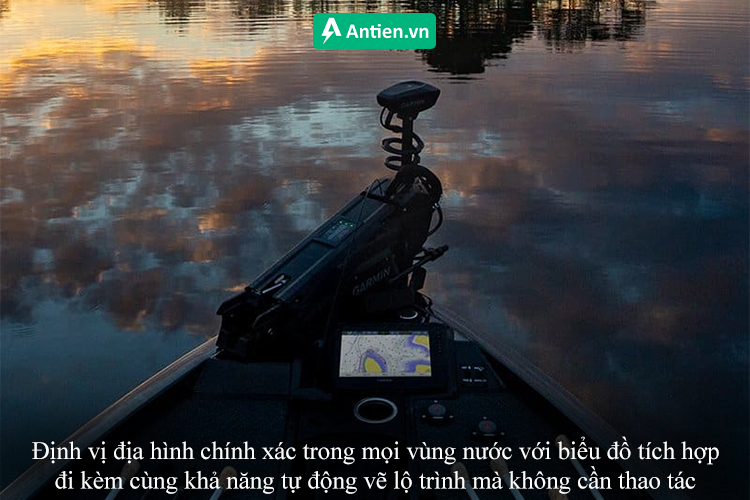 Định vị chính xác với bản đồ hàng hải tích hợp sẵn