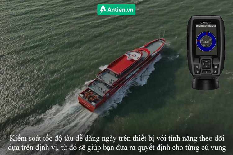 Kiểm soát vận tốc tàu ngay trên thiết bị