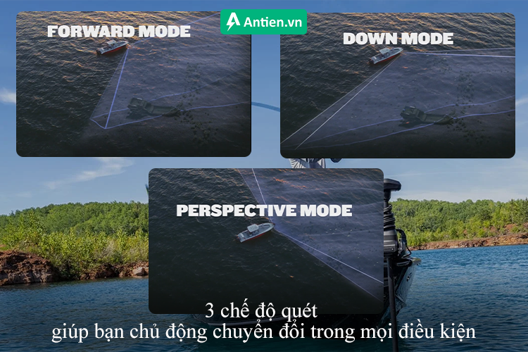 3 chế độ quét linh hoạt trong mọi điều kiện