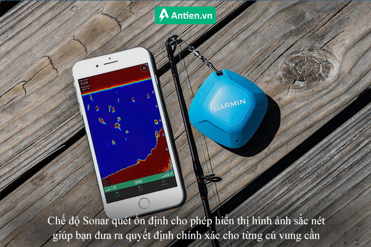 Chế độ quét Sonar mang đến sự chính xác cùng hình ảnh rõ nét nhất