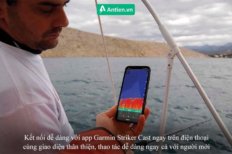 Kết nối dễ dàng cùng App Garmin Striker Cast