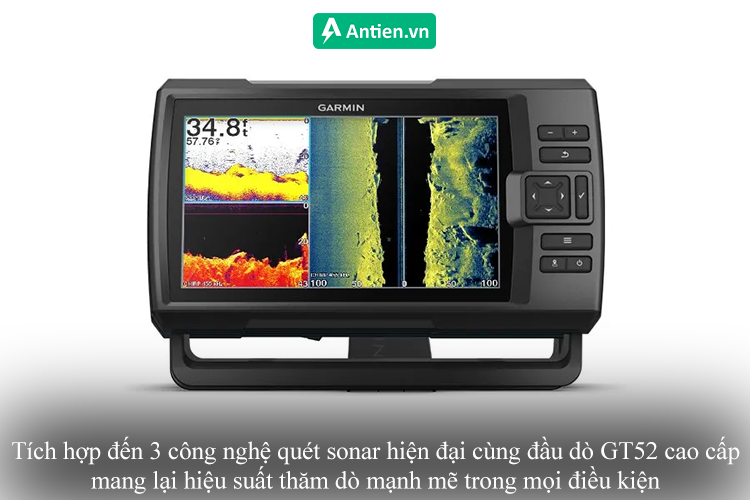 Tích hợp công nghệ sonar hiện đại cùng đầu dò cao cấp