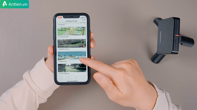 Sử dụng các tính năng giả lập để chơi Golf trên R10